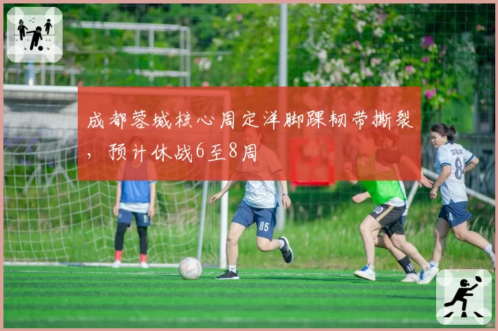 成都蓉城核心周定洋脚踝韧带撕裂，预计休战6至8周