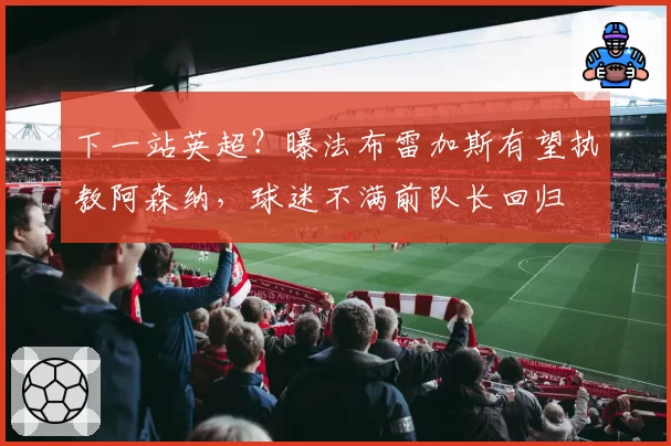 下一站英超？曝法布雷加斯有望执教阿森纳，球迷不满前队长回归