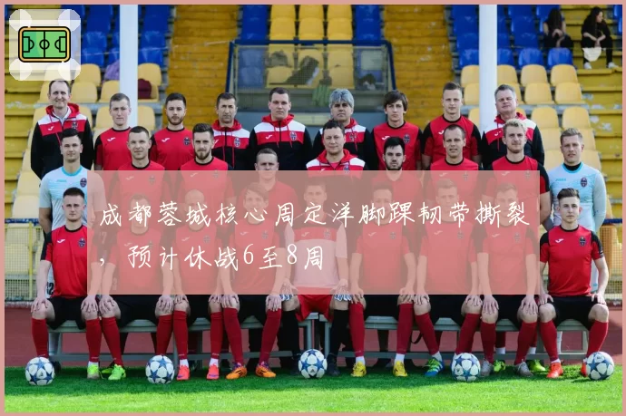成都蓉城核心周定洋脚踝韧带撕裂，预计休战6至8周